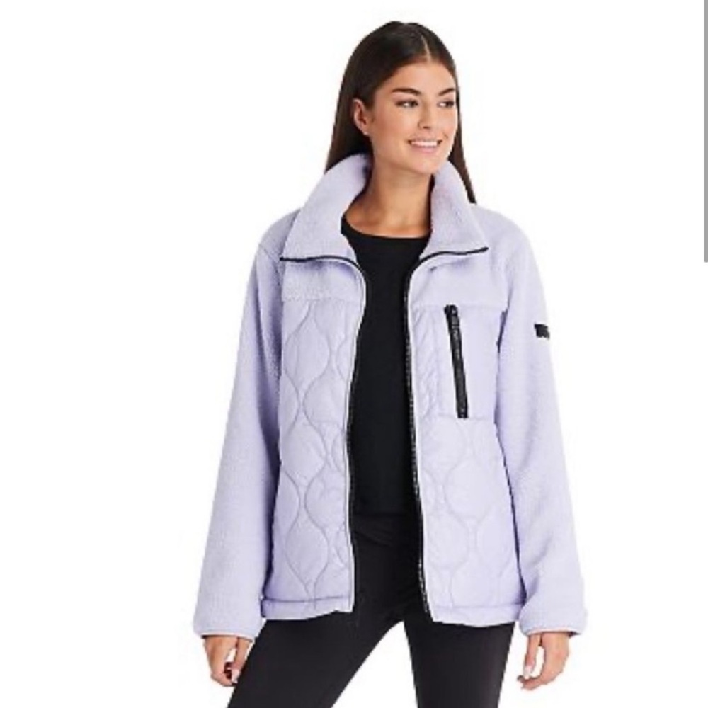 Koolaburra by UGG Lavender Reversible Quilted Sherpa Jacket - Size S (Like New)